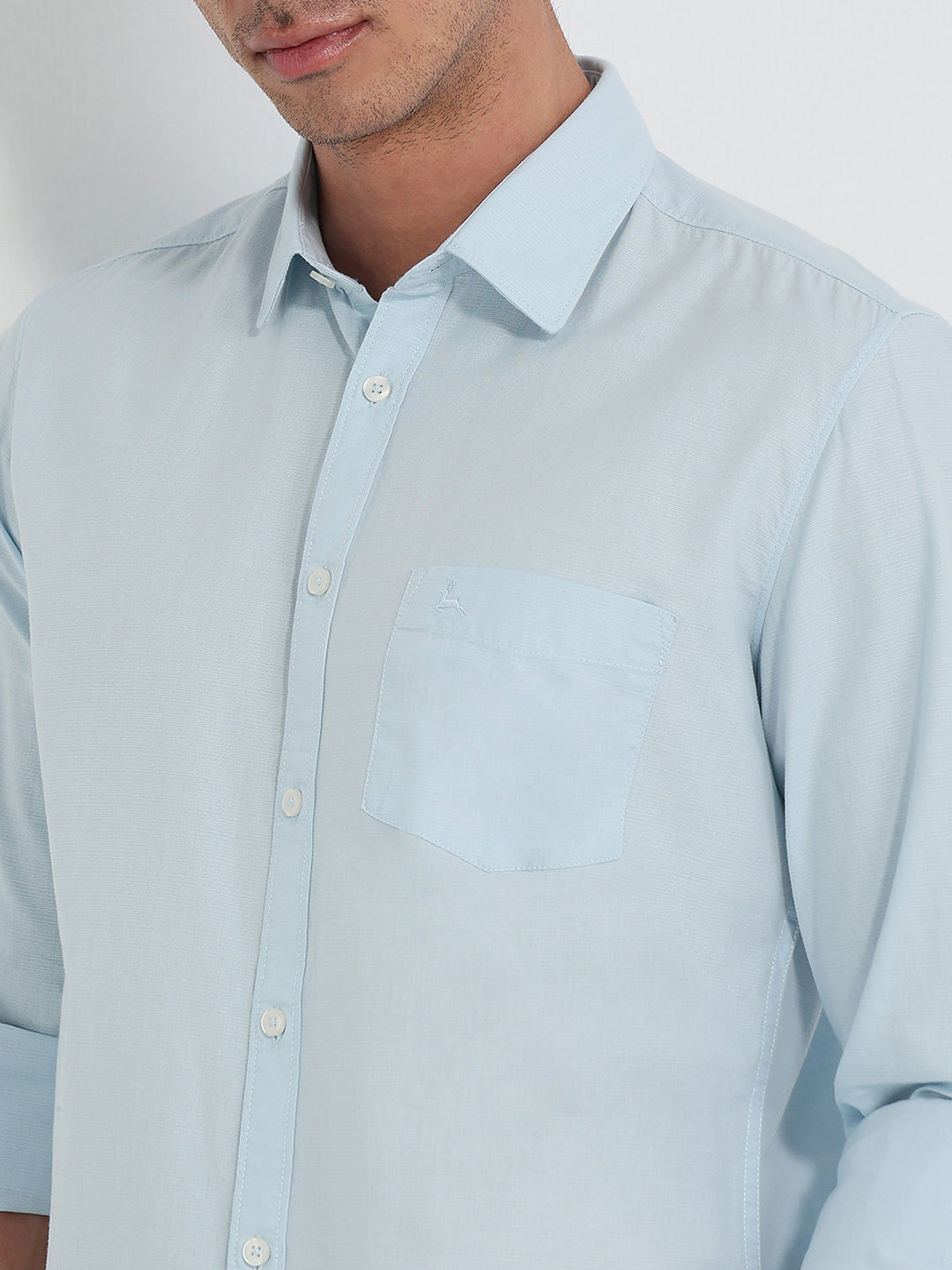 Parx Blue Casual Shirt
