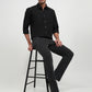 Parx Black Casual Shirt