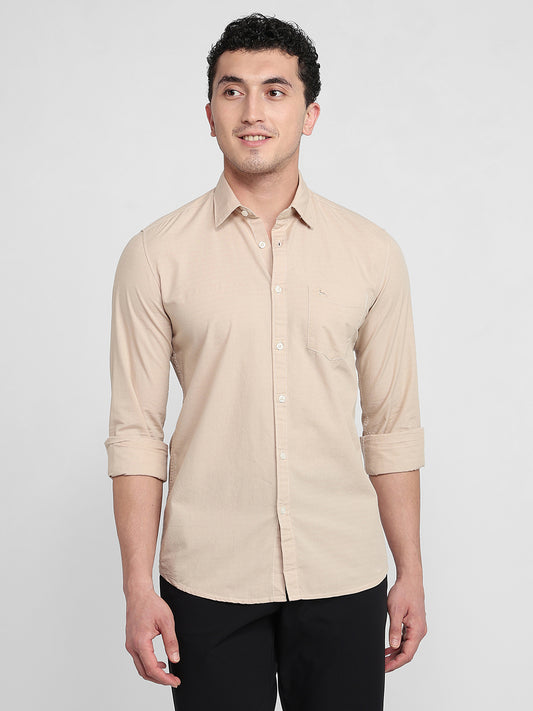 Parx Brown Casual Shirt