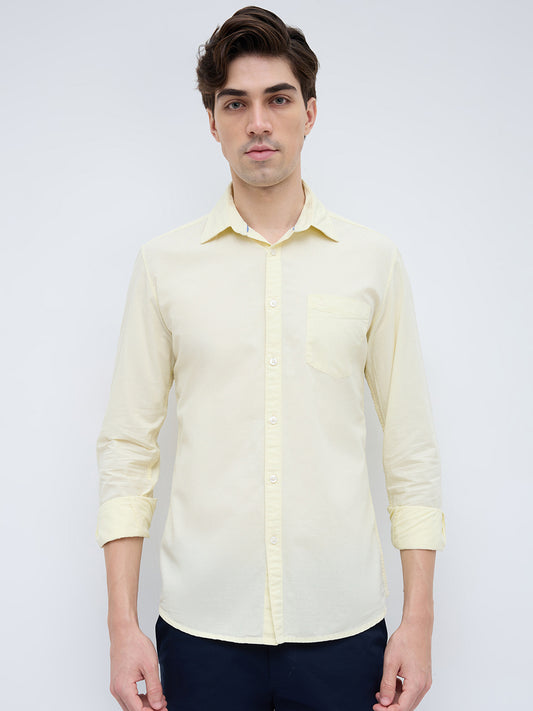 Parx Yellow Casual Shirt