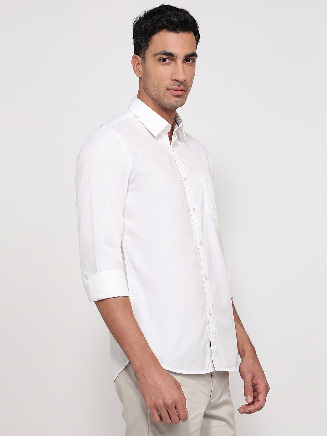 Parx White Casual Shirt