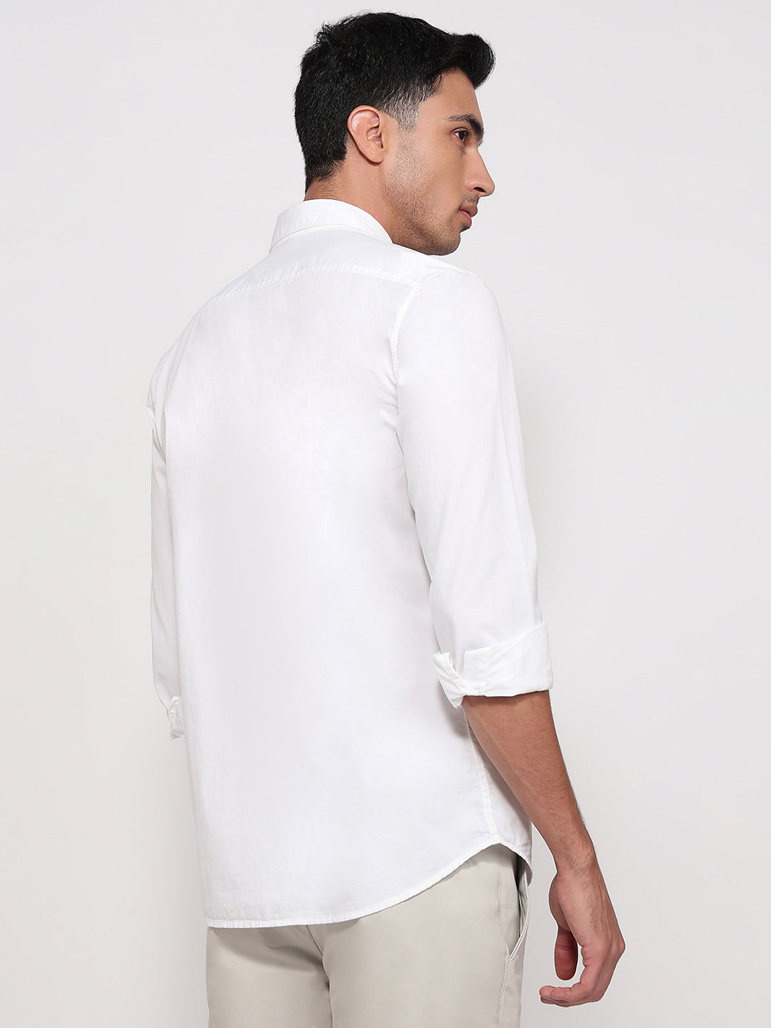 Parx White Casual Shirt