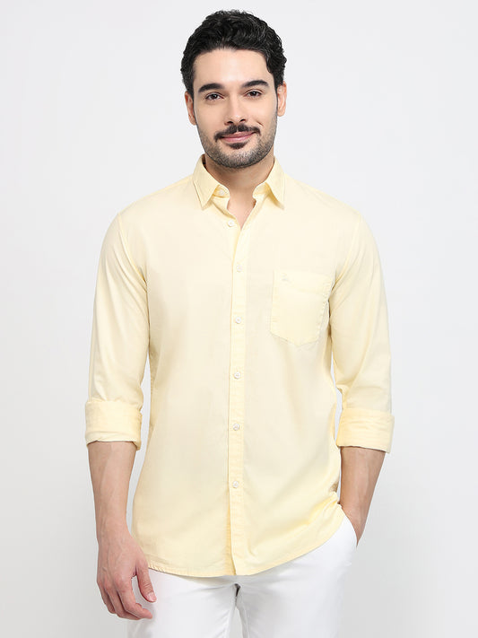 Parx Yellow Casual Shirt