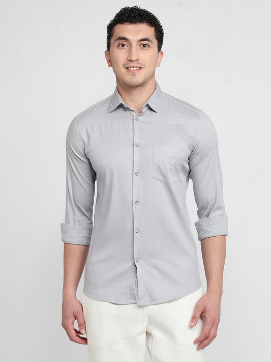 Parx Grey Casual Shirt