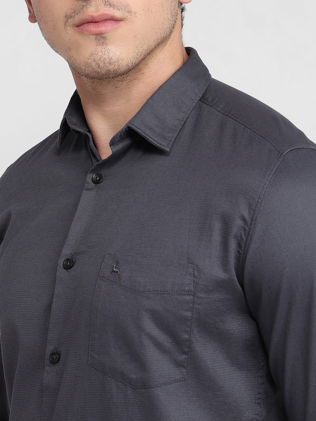 Parx Grey Casual Shirt