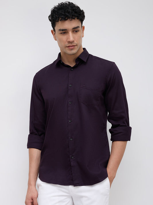 Parx Violet Casual Shirt