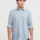 Parx Blue Casual Shirt