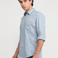 Parx Blue Casual Shirt