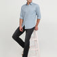 Parx Blue Casual Shirt