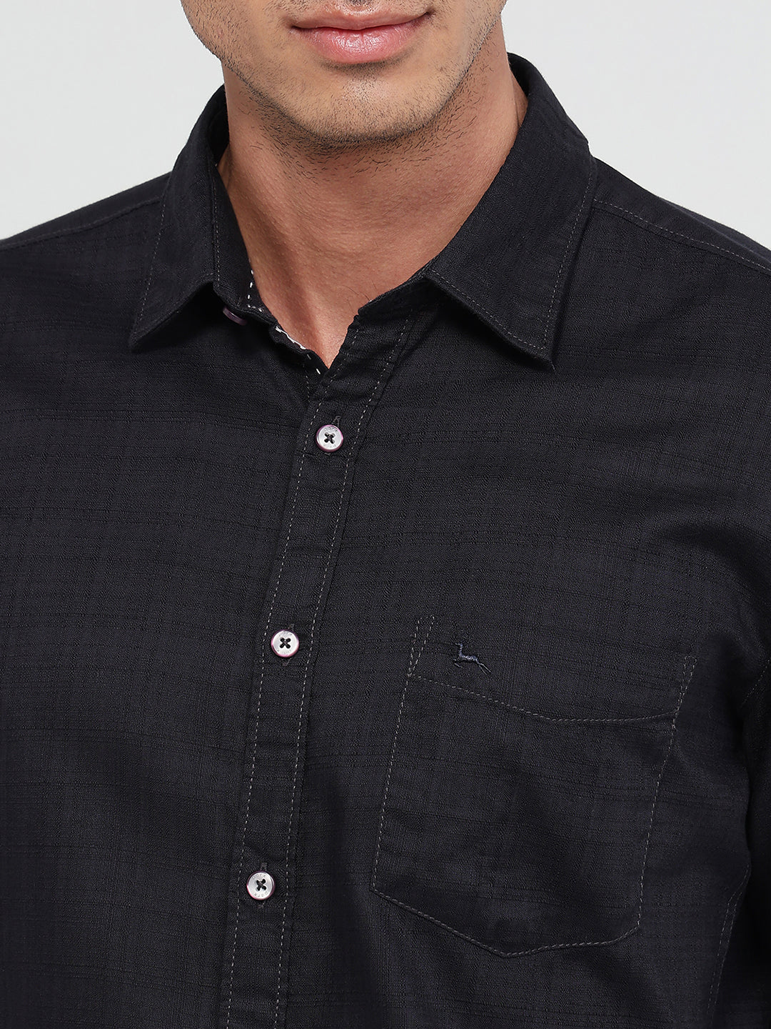 Parx Blue Casual Shirt