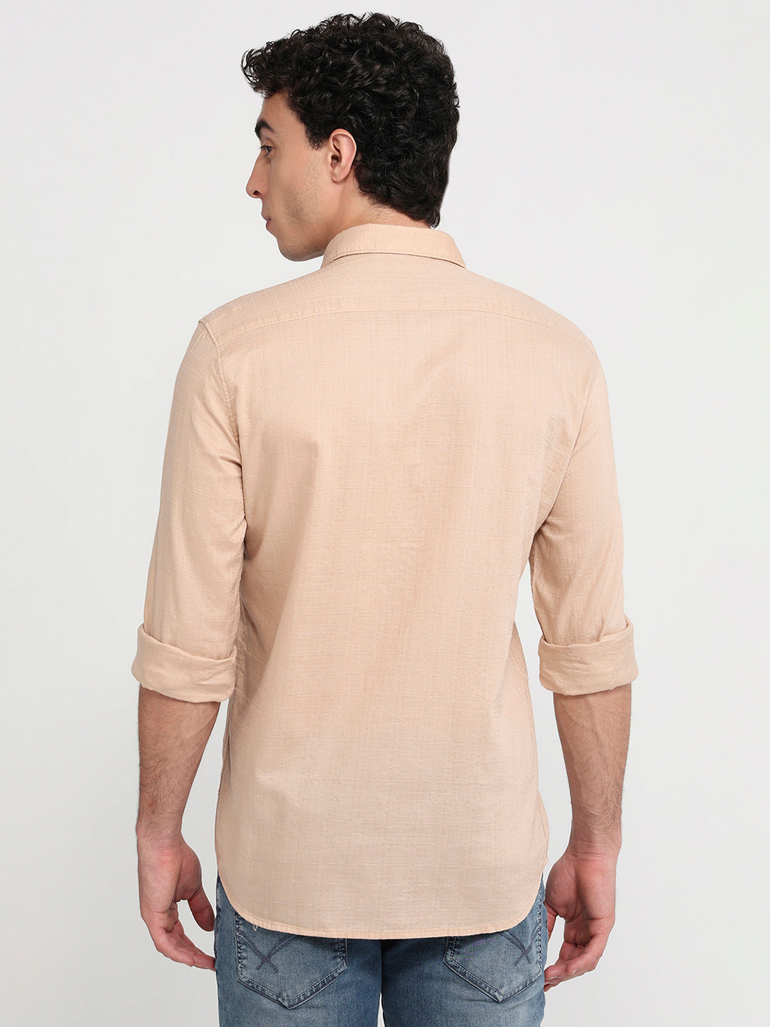 Parx Brown Casual Shirt