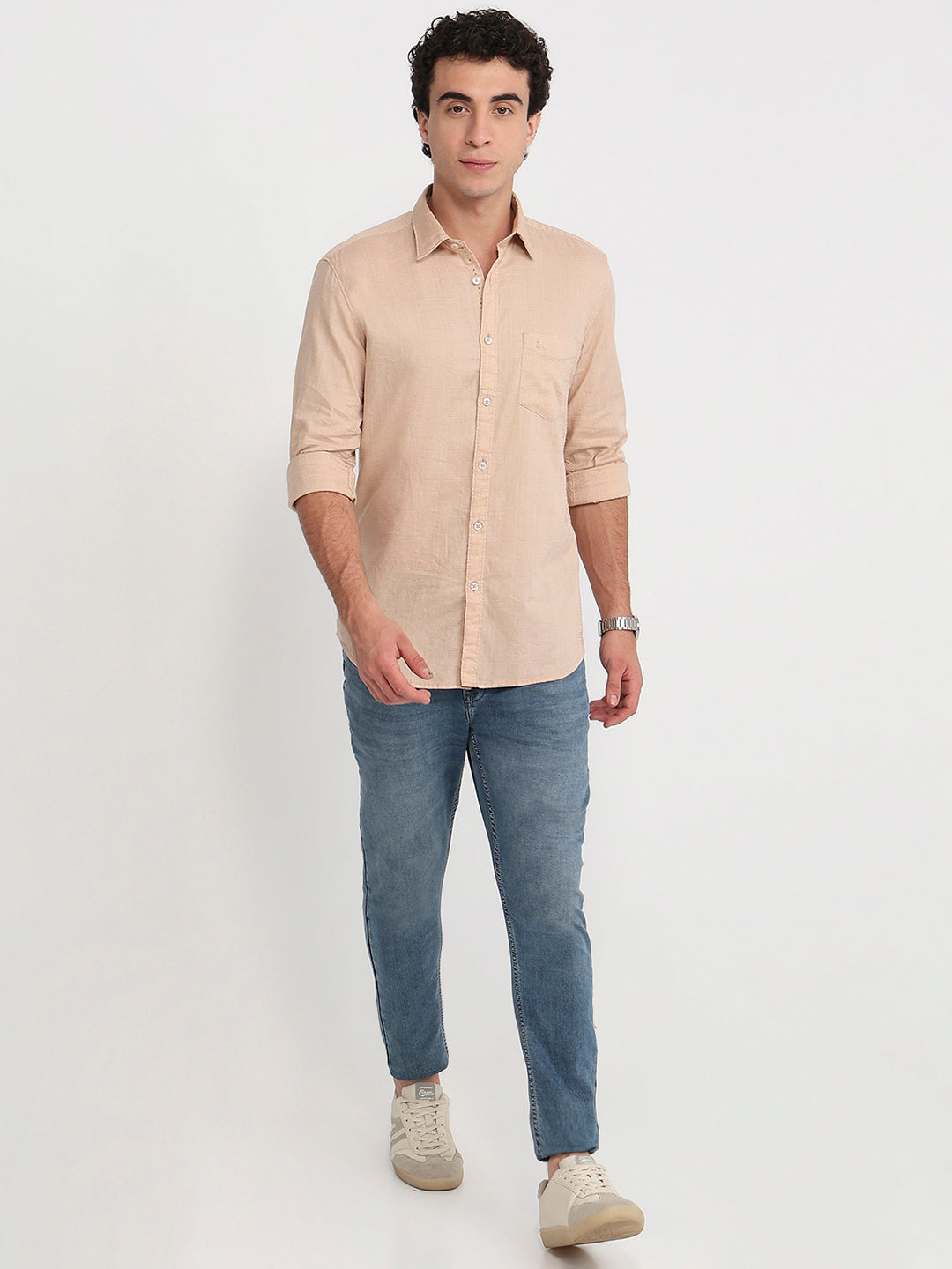 Parx Brown Casual Shirt