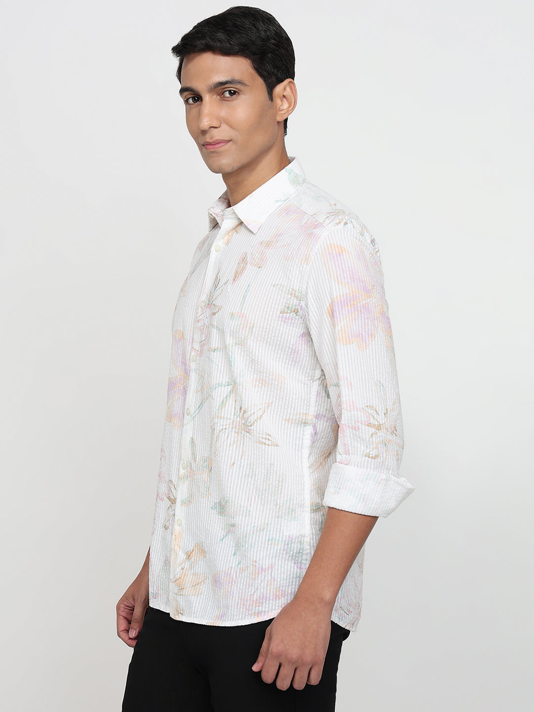 Parx White Casual Shirt