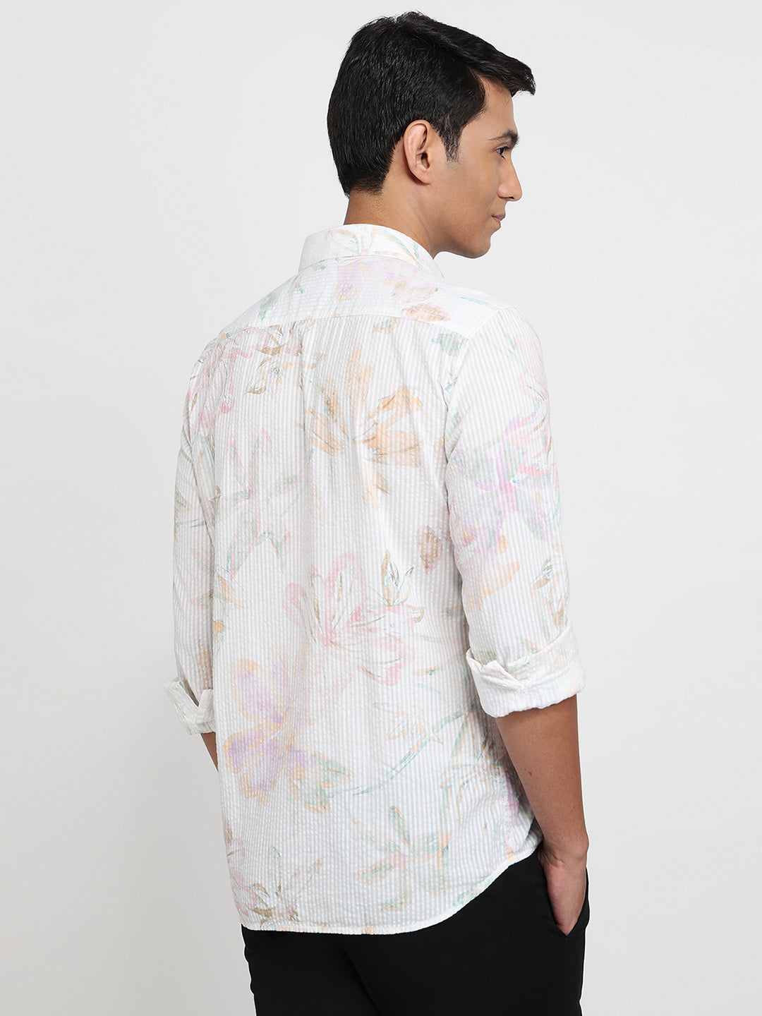 Parx White Casual Shirt