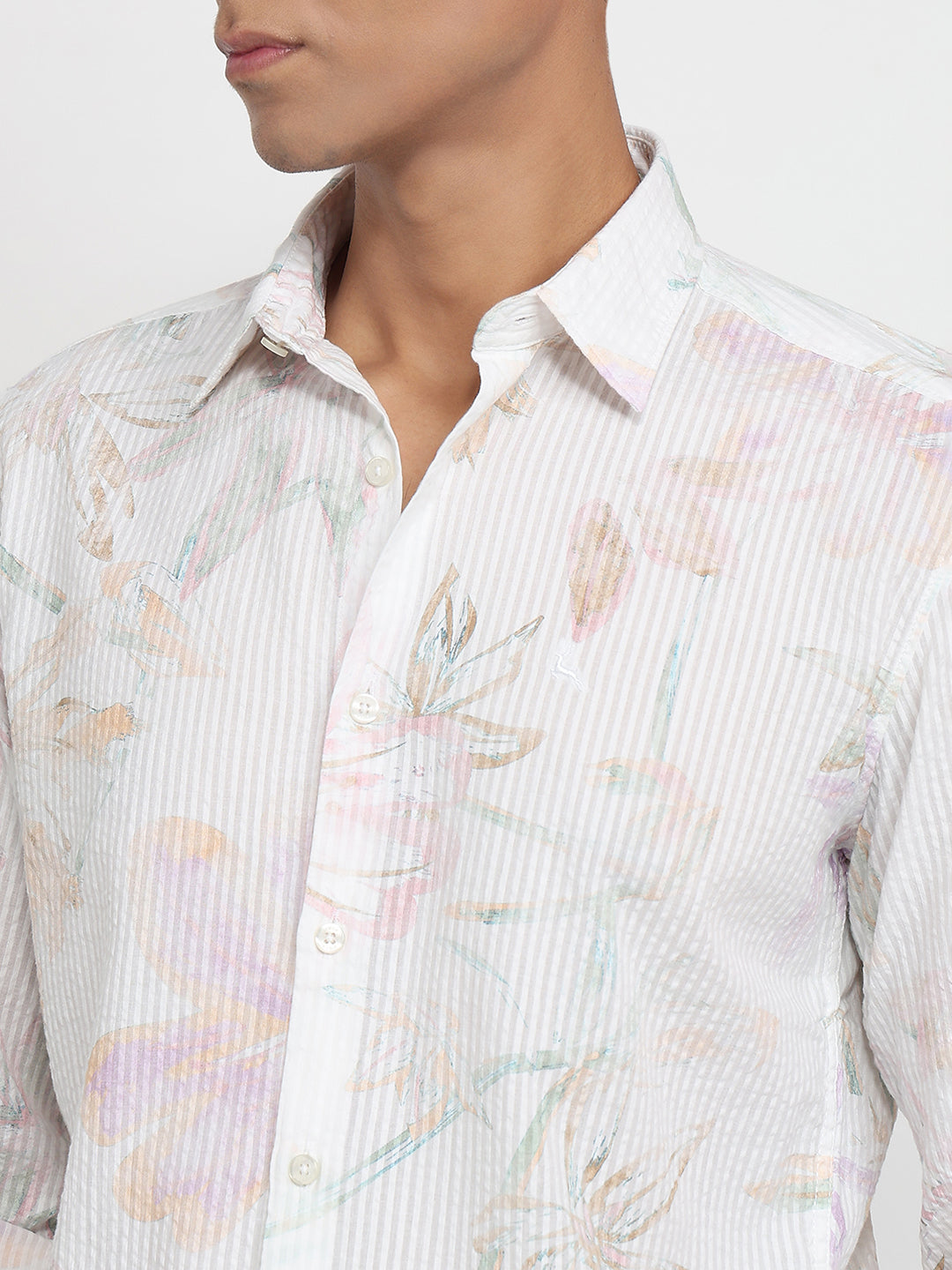 Parx White Casual Shirt