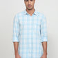 Parx Blue Casual Shirt