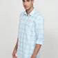 Parx Blue Casual Shirt