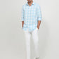 Parx Blue Casual Shirt