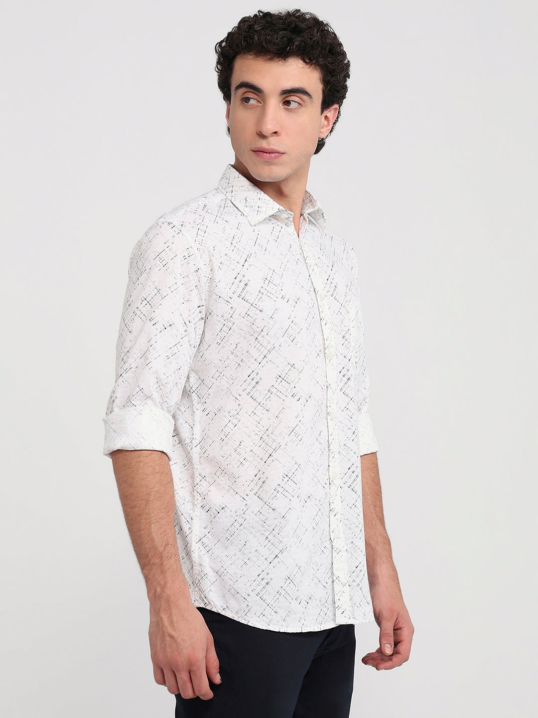 Parx White Casual Shirt