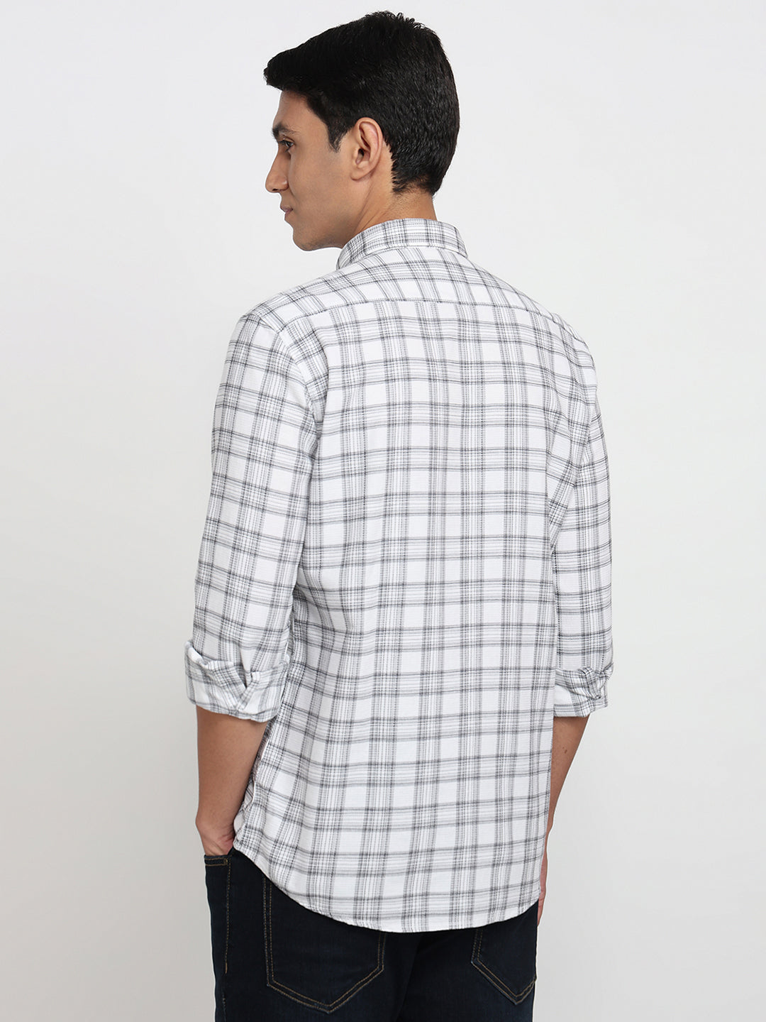 Parx White Casual Shirt
