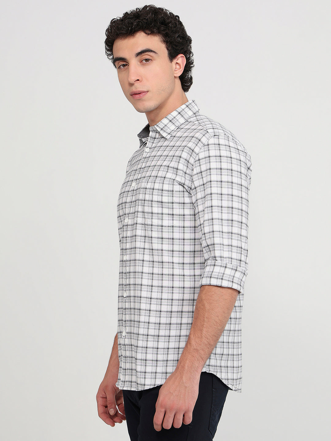 Parx White Casual Shirt