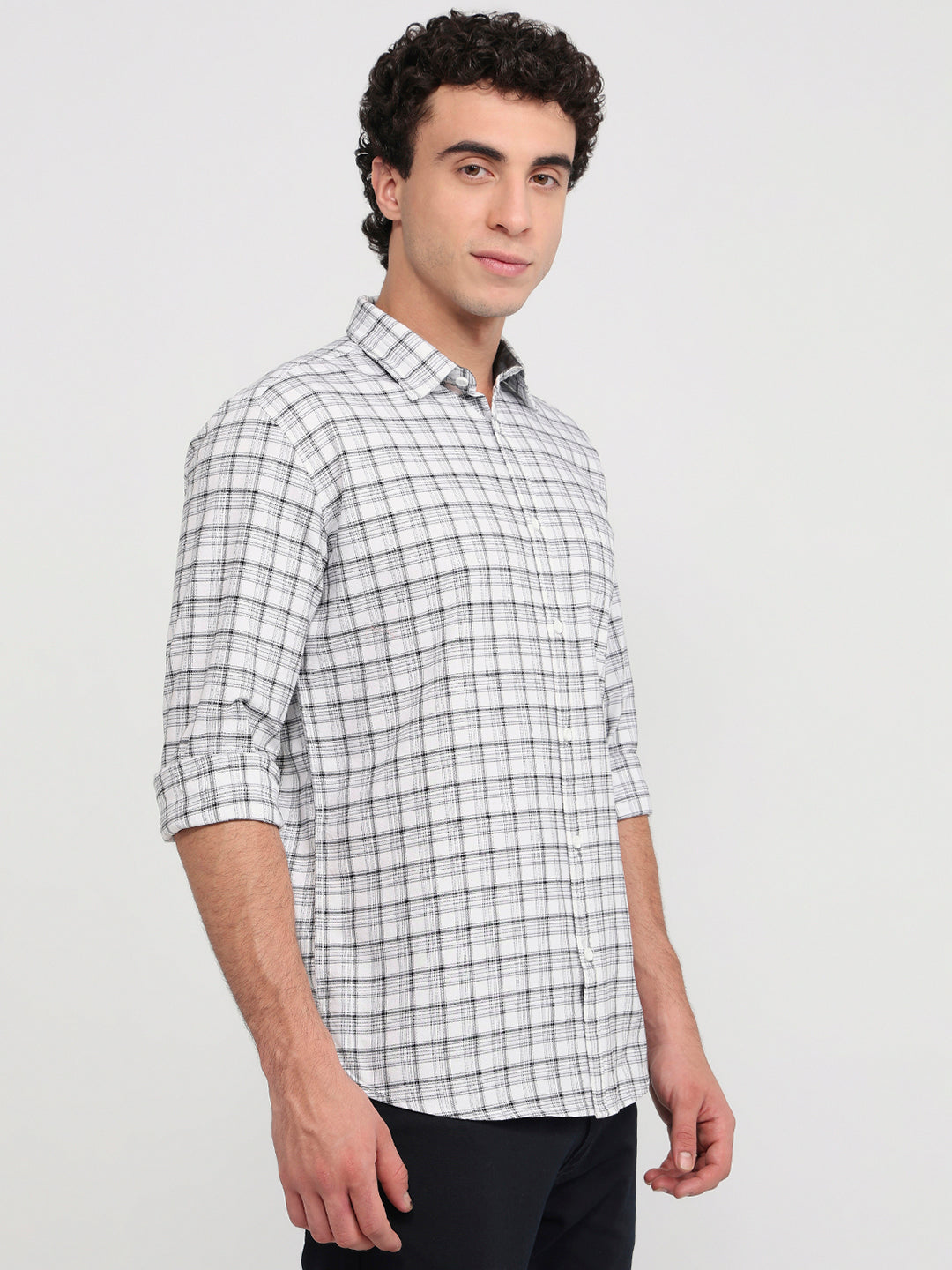 Parx White Casual Shirt