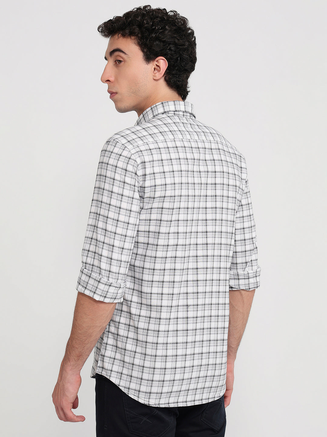 Parx White Casual Shirt