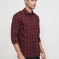 Parx Maroon Casual Shirt