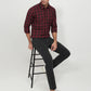 Parx Maroon Casual Shirt