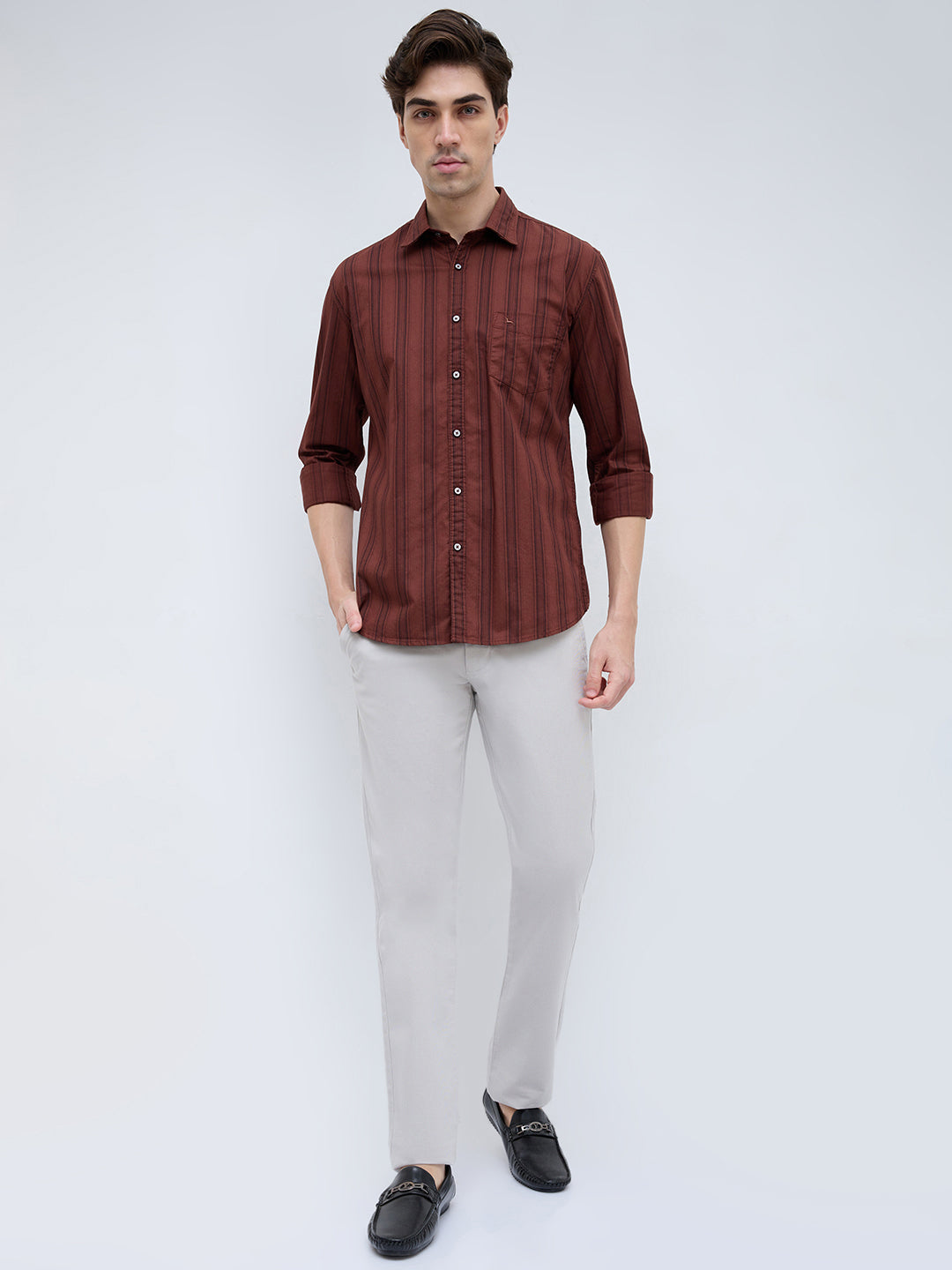 Parx Red Casual Shirt