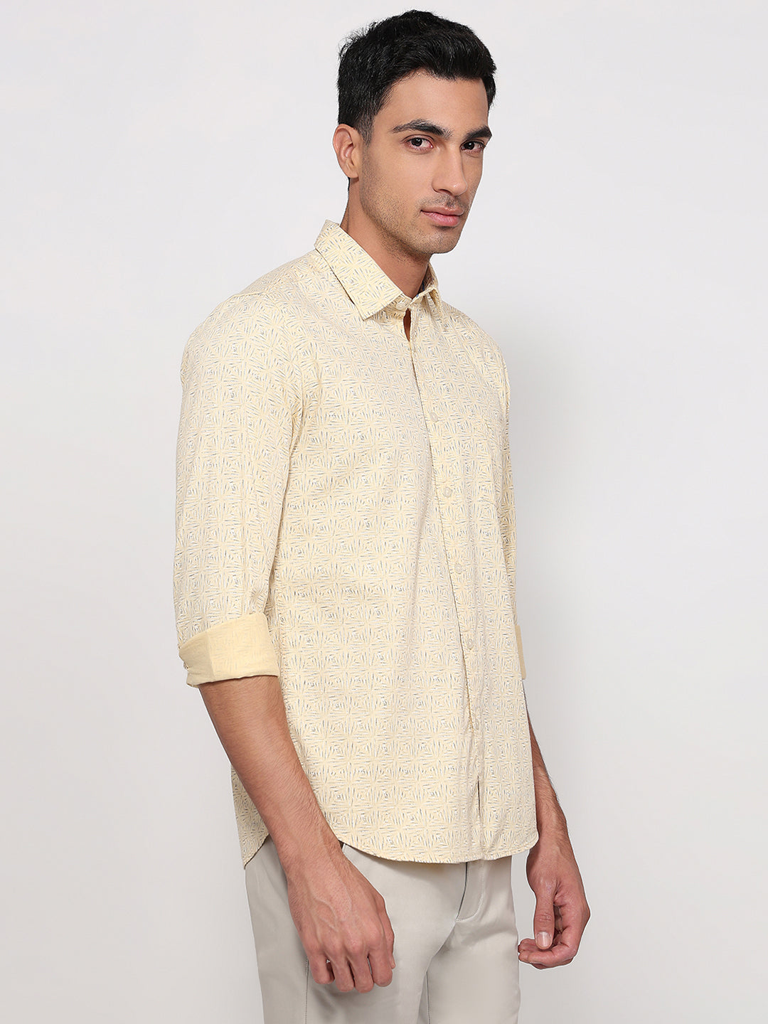 Parx Yellow Casual Shirt