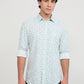 Parx Green Casual Shirt