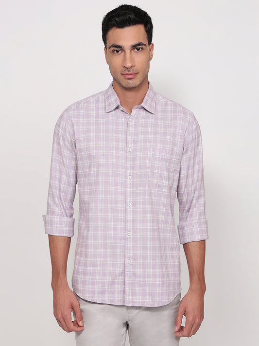 Parx Purple Casual Shirt