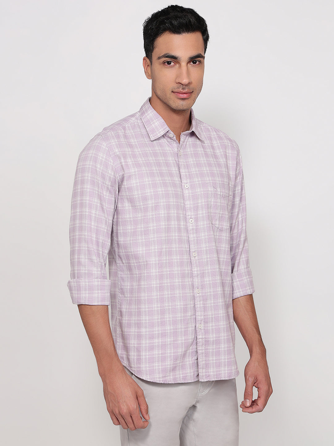 Parx Purple Casual Shirt
