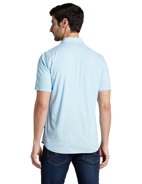 Parx Blue Casual Shirt