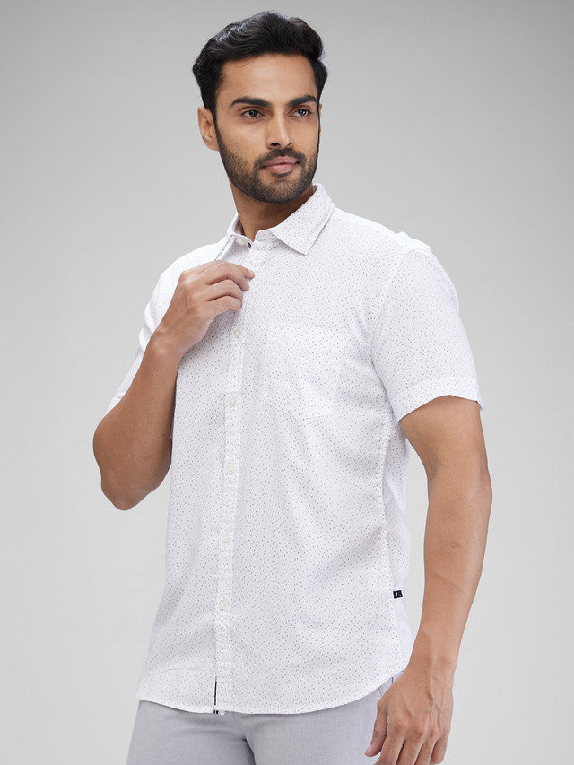 Parx White Casual Shirt 