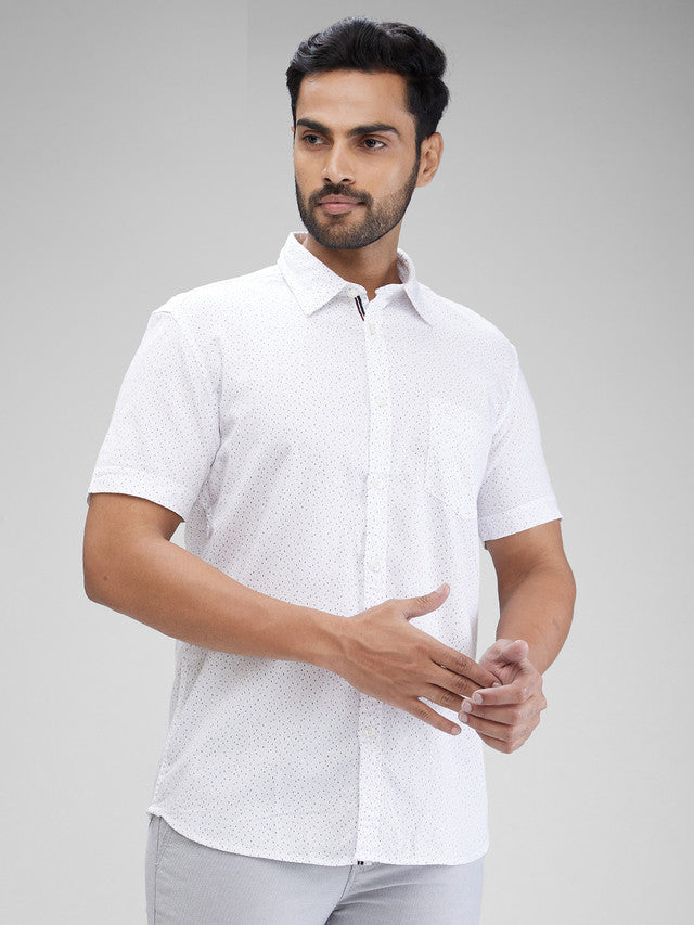 Parx White Casual Shirt 