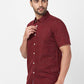 Parx Maroon Casual Shirt