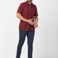 Parx Maroon Casual Shirt