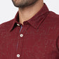 Parx Maroon Casual Shirt