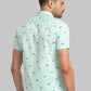 Parx Green Casual Shirt