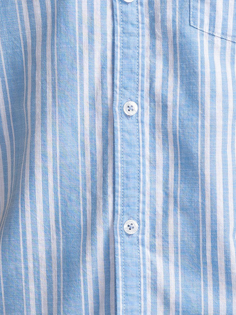 Parx Blue Casual Shirt