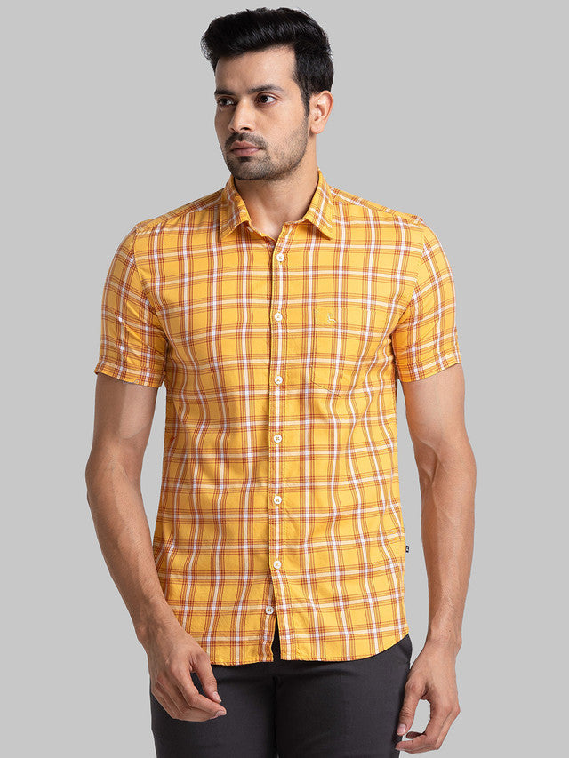 Parx Yellow Casual Shirt 