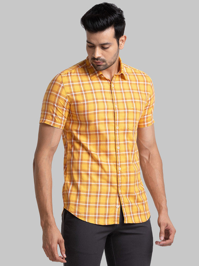 Parx Yellow Casual Shirt 