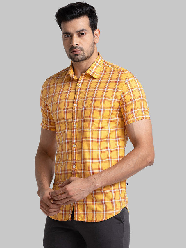 Parx Yellow Casual Shirt 