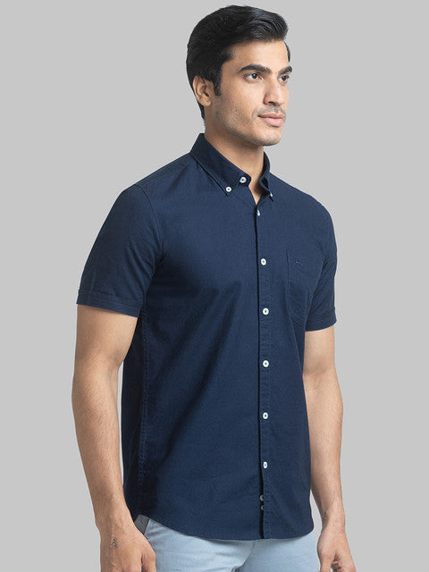 Parx Blue Casual Shirt