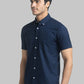 Parx Blue Casual Shirt