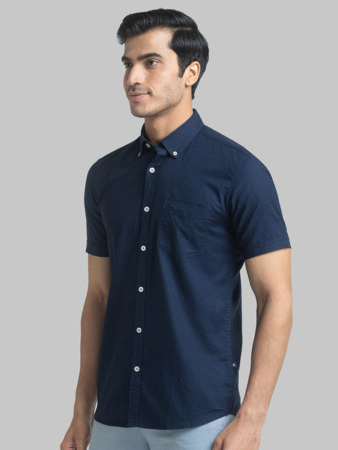 Parx Blue Casual Shirt