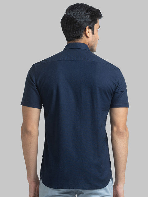 Parx Blue Casual Shirt