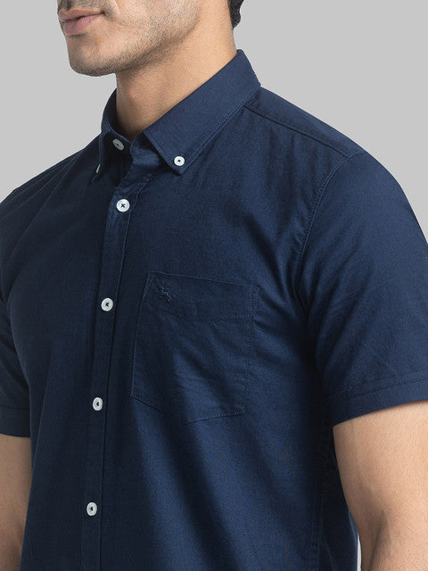 Parx Blue Casual Shirt